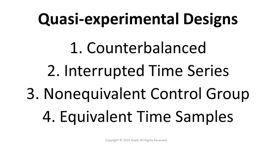quasi experimental design non random assignment